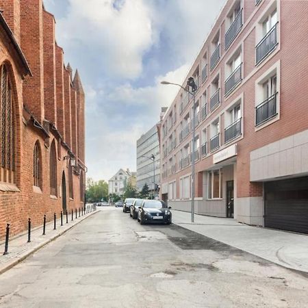 Modern Riverside Apartment With Free Parking Space Szczecin Buitenkant foto
